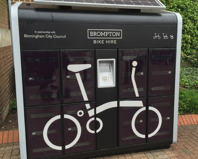 Rent a brompton scheme, bike storage