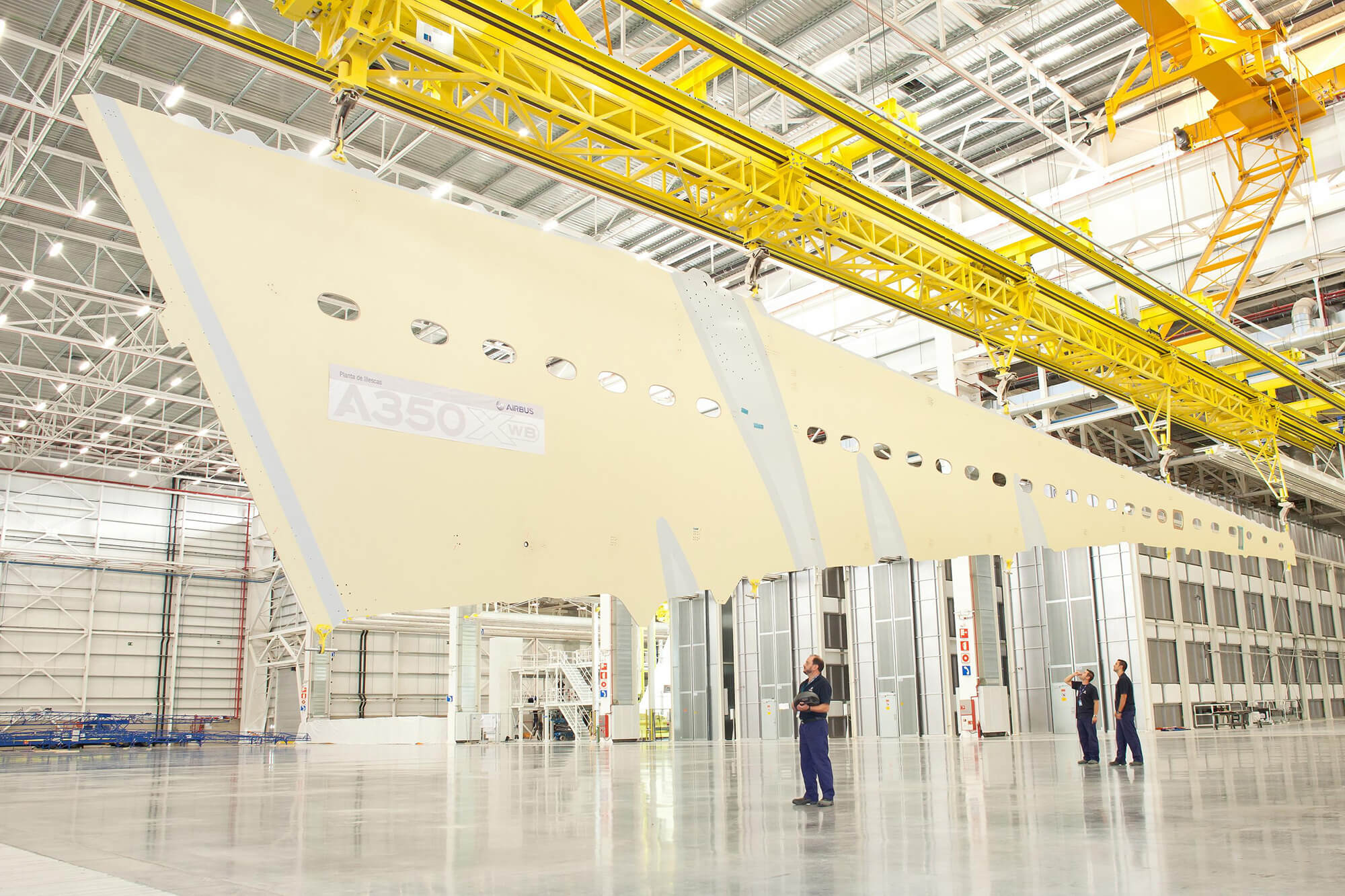 Airbus a350 wing broughton factoryx hidden