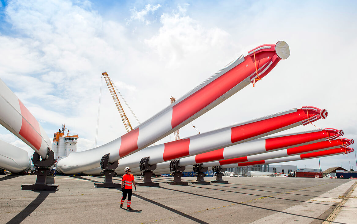 Siemens Gamesa wind power Kaskasi Blade Transport