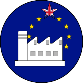 Brexit manufacturing circle logo